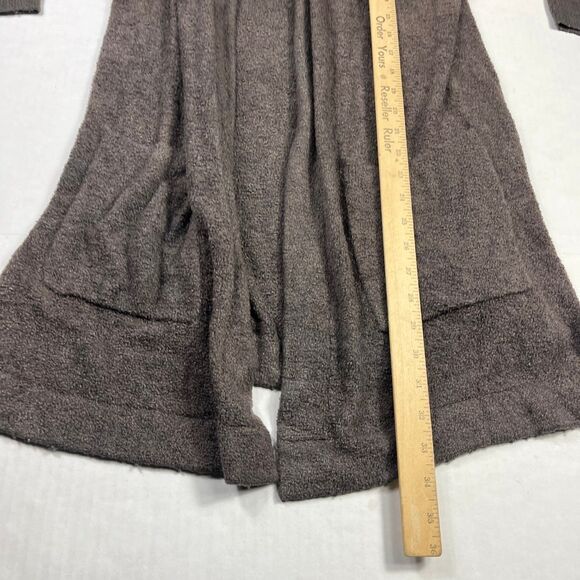 Barefoot Dreams Bamboo Chic Lite Hooded Open Front Cardigan Gray Sweater XS/S - Picture 7 of 12